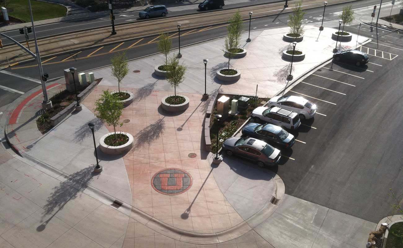 U of U Stadium Plaza